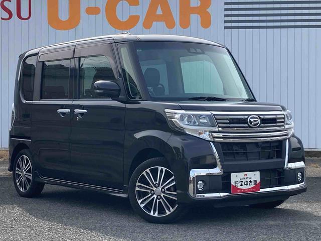 タントカスタムRS トップエディションリミテッドSAIIIターボ ナビ パノラマモニター ドライブレコーダー ETC 衝突被害軽減システム LEDヘッドライト フォグランプ 運転席シートヒーター クリアランスソナー 電動格納ドアミラープッシュボタンスタート(広島県)の中古車