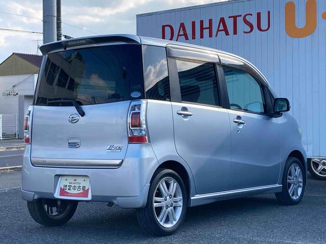 タントエグゼカスタムＲＳターボ車　ＣＤチューナー　電動格納ドアミラー　キーレスエントリー　アルミホイール　オートエアコン（広島県）の中古車
