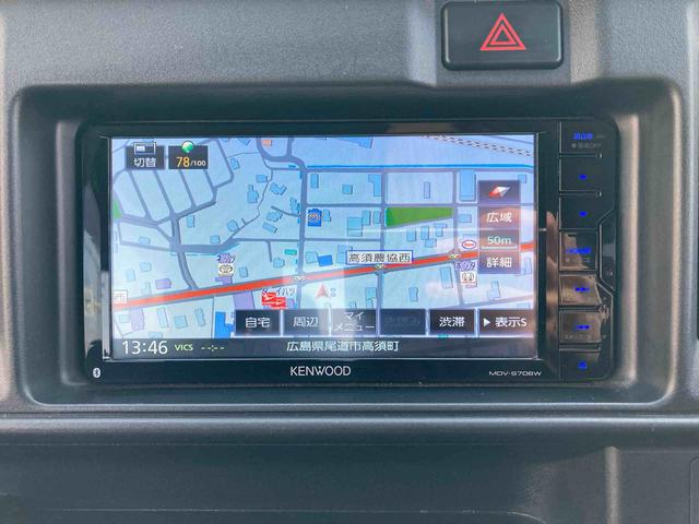 ハイゼットカーゴデッキバンＧ　ＳＡIII【保証：１２ヶ月、距離無制限】　ナビ　ドライブレコーダー　衝突被害軽減システム　両側スライドドア　ＬＥＤヘッドライト　フォグランプ　クリアランスソナー　電動格納ドアミラー　アイドリングストップ（広島県）の中古車