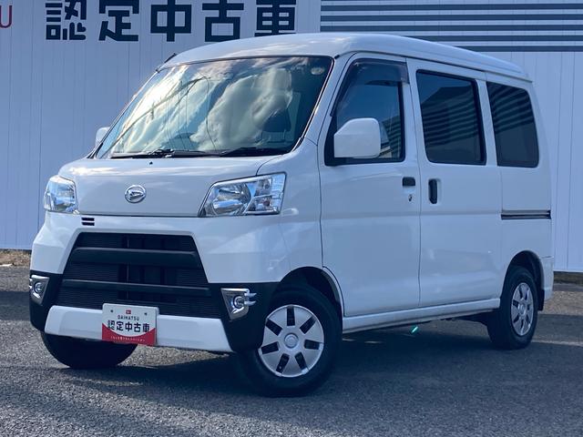 ハイゼットカーゴクルーズＳＡIII４ＷＤ　ＭＴ　ＤＶＤプレイヤー　バックカメラ　衝突被害軽減システム　両側スライドドア　電動格納ドアミラー　フォグランプ　アイドリングストップ　クリアランスソナー　マニュアルエアコン（広島県）の中古車