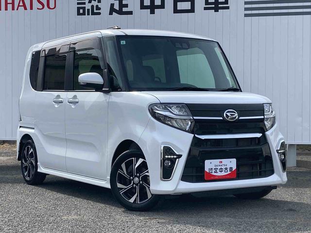 タントカスタムXナビ バックカメラ ドライブレコーダー ETC LEDヘッドライト フォグランプ 両側電動スライドドア 衝突被害軽減システム クリアランスソナー フロントシートヒーター プッシュボタンスタート(広島県)の中古車