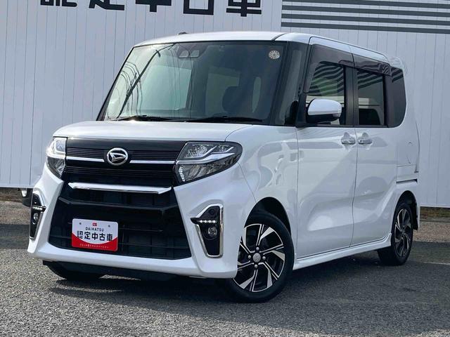 タントカスタムXナビ バックカメラ ドライブレコーダー ETC LEDヘッドライト フォグランプ 両側電動スライドドア 衝突被害軽減システム クリアランスソナー フロントシートヒーター プッシュボタンスタート(広島県)の中古車