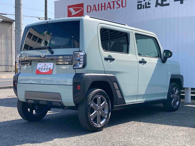 タフトＧターボ　ダーククロムベンチャー【保証：１２ヶ月、距離無制限】　ナビ　バックカメラ　ターボ　ガラスルーフ　衝突被害軽減システム　ＬＥＤヘッドライト　フォグランプ　シートヒーター　プッシュボタンスタート　アルミホイール（広島県）の中古車