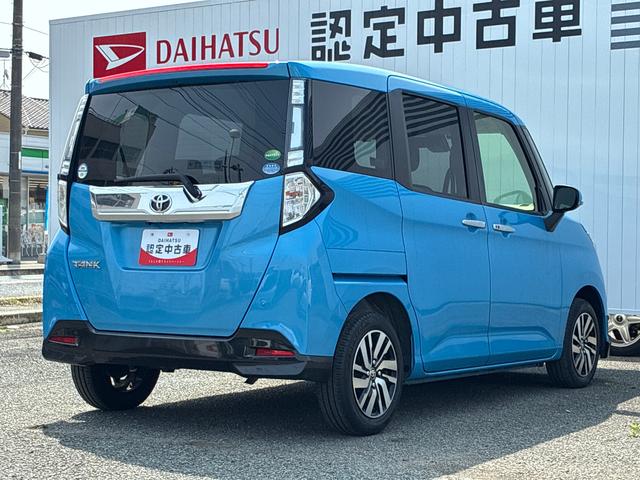 タンクカスタムＧ　Ｓナビ　バックカメラ　ＥＴＣ　衝突被害軽減システム　ＬＥＤヘッドライト　フォグランプ　クリアランスソナー　シートヒーター　プッシュボタンスタート　両側電動スライドドア　アルミホイール（広島県）の中古車