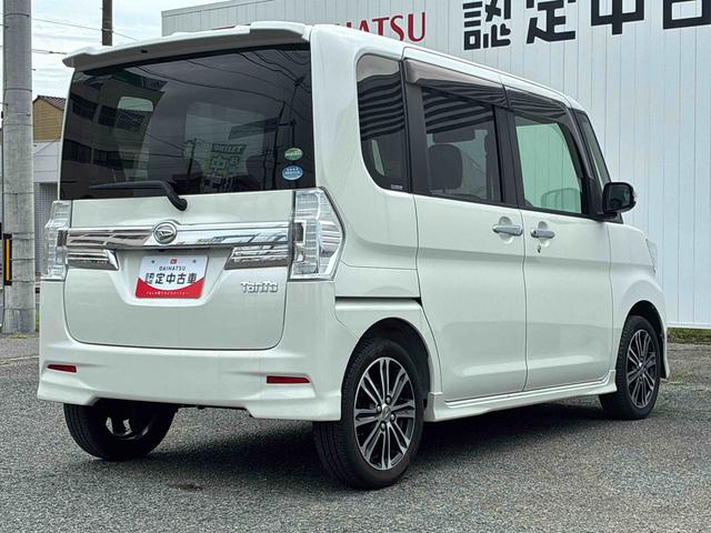 タントカスタムＲＳナビ　バックカメラ　ターボ車　ＥＴＣ　両側電動スライドドア　ＬＥＤヘッドライト　フォグランプ　プッシュボタンスタート　アイドリングストップ　電動格納ドアミラー　オートエアコン（広島県）の中古車