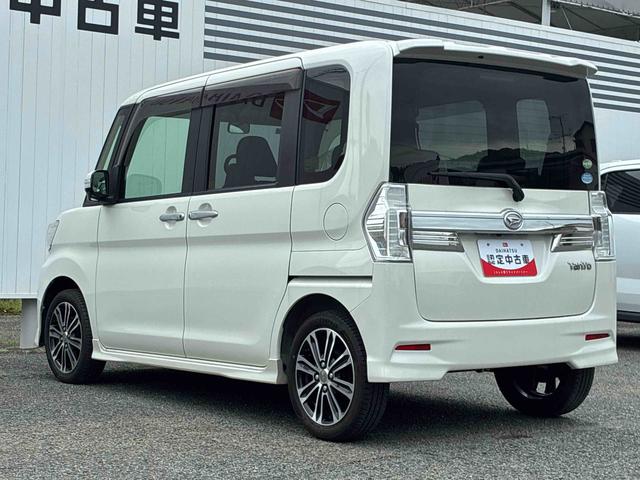 タントカスタムＲＳナビ　バックカメラ　ターボ車　ＥＴＣ　両側電動スライドドア　ＬＥＤヘッドライト　フォグランプ　プッシュボタンスタート　アイドリングストップ　電動格納ドアミラー　オートエアコン（広島県）の中古車