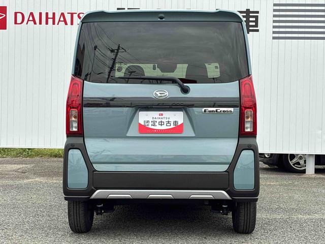 タントファンクロスナビ　パノラマモニター　ドライブレコーダー　衝突被害軽減システム　両側電動スライドドア　シートヒーター　ＬＥＤヘッドライト　フォグランプ　クリアランスソナー　電動格納ドアミラー　オートエアコン（広島県）の中古車