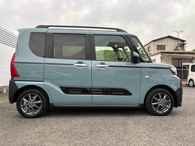 タントファンクロスナビ　パノラマモニター　ドライブレコーダー　衝突被害軽減システム　両側電動スライドドア　シートヒーター　ＬＥＤヘッドライト　フォグランプ　クリアランスソナー　電動格納ドアミラー　オートエアコン（広島県）の中古車