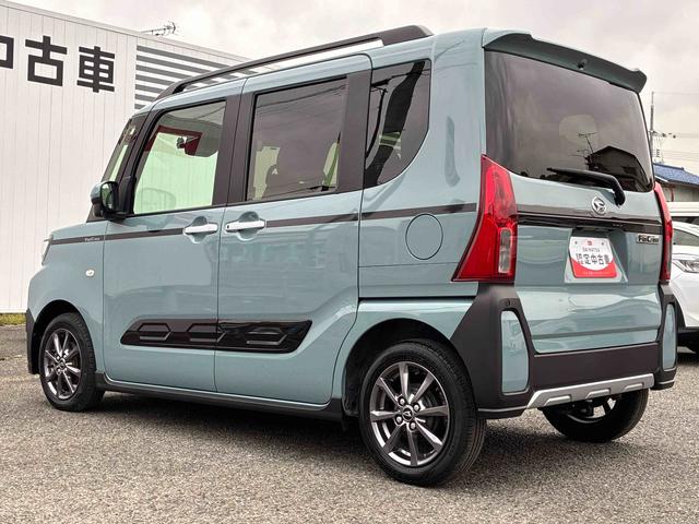 タントファンクロスナビ　パノラマモニター　ドライブレコーダー　衝突被害軽減システム　両側電動スライドドア　シートヒーター　ＬＥＤヘッドライト　フォグランプ　クリアランスソナー　電動格納ドアミラー　オートエアコン（広島県）の中古車