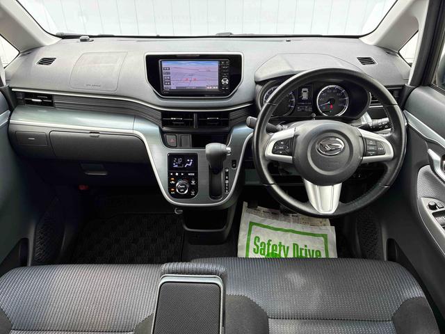 ムーヴカスタム RS SAIIナビ付 バックカメラ ETC LEDヘッドライト フォグランプ プッシュボタンスタートアイドリングストップ スマアシII コーナーセンサー(広島県)の中古車