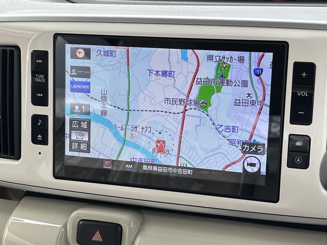 ムーヴキャンバスＧメイクアップＶＳ　ＳＡIIIワンオーナー　ＬＥＤヘッドライト　ツートンカラー　８インチナビ　パノラマモニター　ドライブレコーダー　ＥＴＣ　両側パワースライドドア　禁煙車　記録簿　認定中古車　衝突回避支援システム搭載車（島根県）の中古車