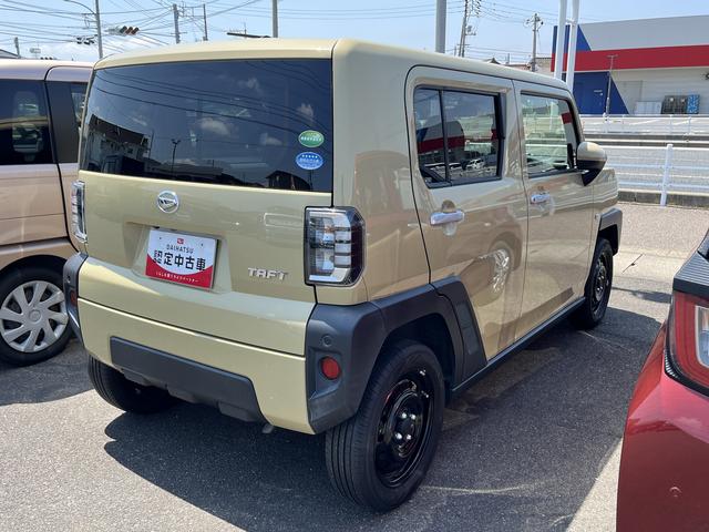 タフトＸワンオーナー　ＬＥＤヘッドライト　ガラスルーフ　クリアランスソナー　　禁煙車　記録簿　認定中古車　レーンアシスト　オートマチックハイビーム　衝突回避支援システム搭載車（島根県）の中古車