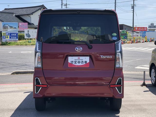 タントカスタムＸスタイルセレクションワンオーナー　ツートンカラー　　ＬＥＤヘッドライト　クリアランスソナー　両側パワースライドドア　記録簿　禁煙車　認定中古車　レーンアシスト　オートマチックハイビーム　衝突回避支援システム搭載車（島根県）の中古車