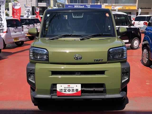 タフトＧワンオーナー　ＬＥＤヘッドライト　クリアランスソナー　ガラスルーフ　前席シートヒーター　禁煙車　記録簿　認定中古車　レーンアシスト　オートマチックハイビーム　衝突回避支援システム搭載車（島根県）の中古車