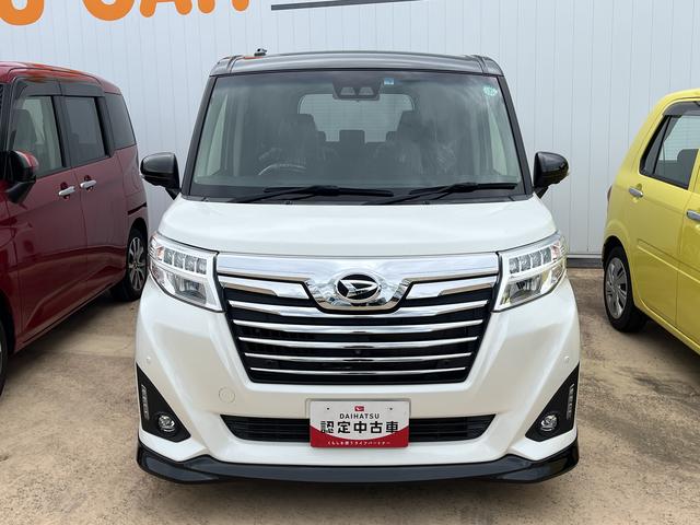 トールカスタムＧ　リミテッドII　ＳＡIIIワンオーナー　ＬＥＤヘッドライト　ツートンカラー　９インチナビ　パノラマモニター　ドライブレコーダー　ＥＴＣ　クルーズコントロール　両側パワースライドドア　記録簿　禁煙車　衝突回避支援システム搭載車（島根県）の中古車