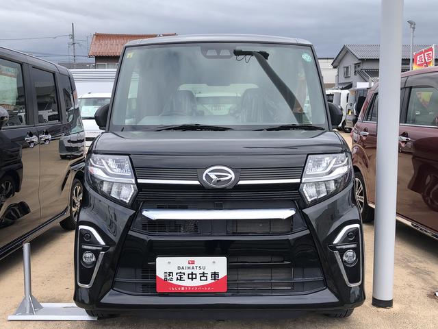 タントカスタムＸセレクションＬＥＤヘッドライト　両側パワースライドドア　クリアランスソナー　運転席／助手席シートヒーター　禁煙車　記録簿　認定中古車　レーンアシスト　オートマチックハイビーム　衝突回避支援システム搭載車（島根県）の中古車