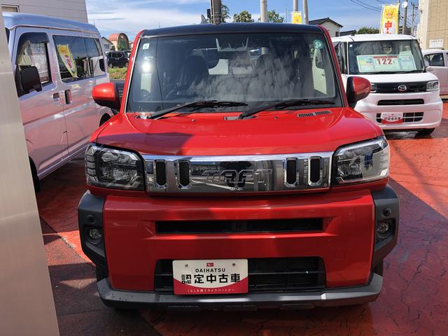 タフトＧワンオーナー　ＬＥＤヘッドライト　クリアランスソナー　ガラスルーフ　禁煙車　記録簿　認定中古車　レーンアシスト　オートマチックハイビーム　衝突回避支援システム搭載車（島根県）の中古車