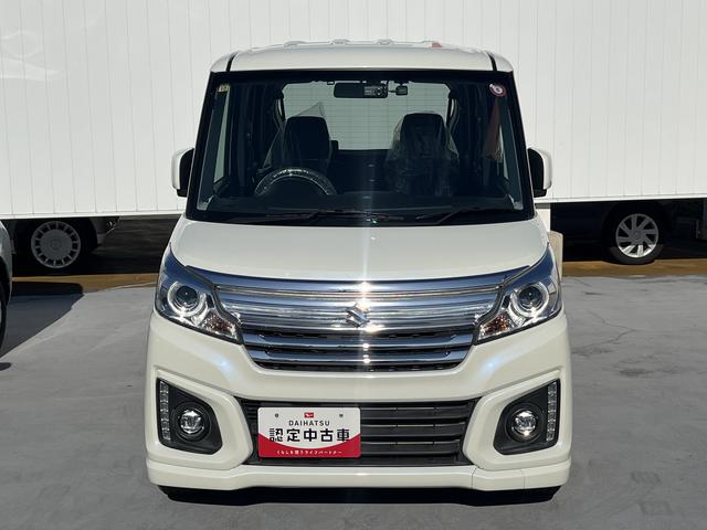 スペーシアカスタムＸＳターボＥＴＣ　ナビ　ドライブレコーダー　両側パワースライドドア　ＬＥＤフォグランプ　禁煙車　記録簿　認定中古車　ターボ（島根県）の中古車