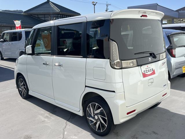 スペーシアカスタムＸＳターボＥＴＣ　ナビ　ドライブレコーダー　両側パワースライドドア　ＬＥＤフォグランプ　禁煙車　記録簿　認定中古車　ターボ（島根県）の中古車