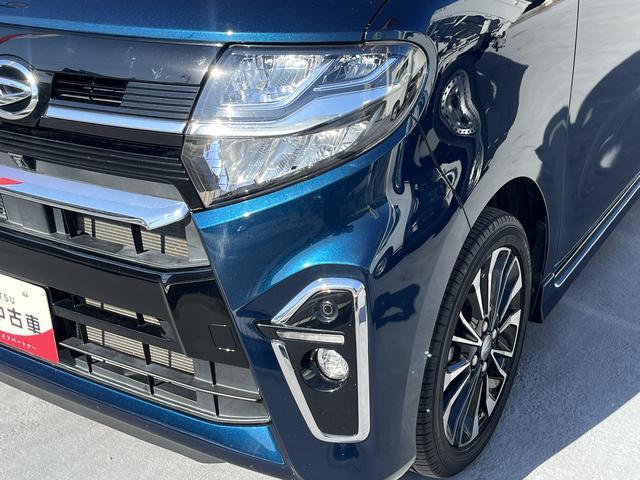 タントカスタムRSワンオーナー LEDヘッドライト/フォグランプ 9インチナビ ETC パノラマモニター ドライブレコーダー 運転席/助手席シートヒーター 両側パワースライドドア 本革風シートカバー 禁煙車 記録簿(島根県)の中古車