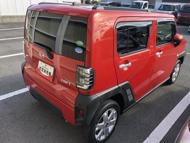 タフトGワンオーナー LEDヘッドライト/フォグランプ コーナーセンサー 運転席/助手席シートヒーター ガラスルーフ 禁煙車 記録簿 認定中古車 レーンアシスト 衝突回避支援システム搭載車(島根県)の中古車