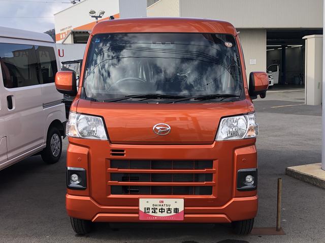 ハイゼットカーゴクルーズターボ４ＷＤ　ワンオーナー　ターボ　ＬＥＤフォグランプ　ＡＢＳ　禁煙車　記録簿　認定中古車　　レーンアシスト　オートマチックハイビーム　衝突回避支援システム搭載車（島根県）の中古車