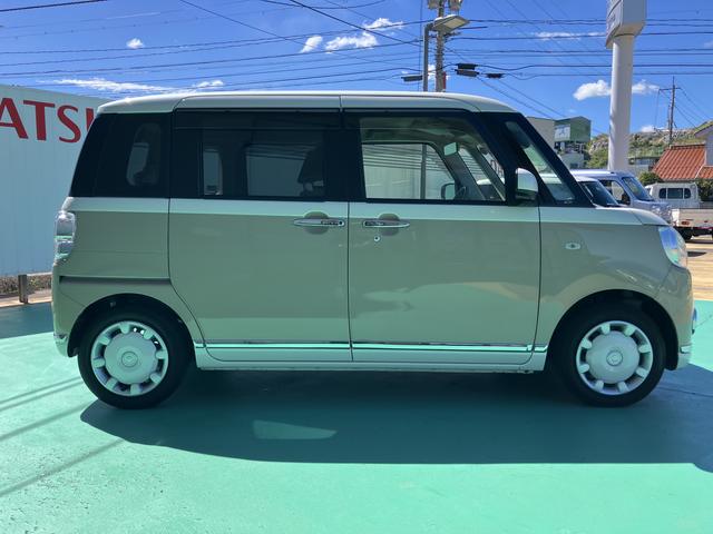 ムーヴキャンバスＧメイクアップリミテッド　ＳＡIIIプッシュスタートスマートキー　キーレスエントリー　記録簿　運転席エアバック　ＡＢＳ（山口県）の中古車