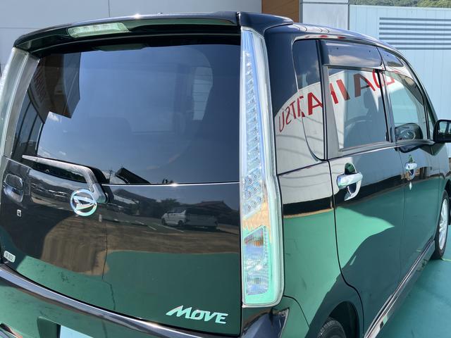 ムーヴカスタム　Ｘ　ＳＡスマキ−　電格ミラー　１オーナ　衝突安全ボディ　禁煙車両　盗難警報装置　点検記録簿　運転席エアバック　キーレス　ＬＥＤライト　助手席エアバック　ＡＷ　ＡＵＴＯライト　ＡＢＳ　衝突回避　ＥＣＯアイドル（山口県）の中古車