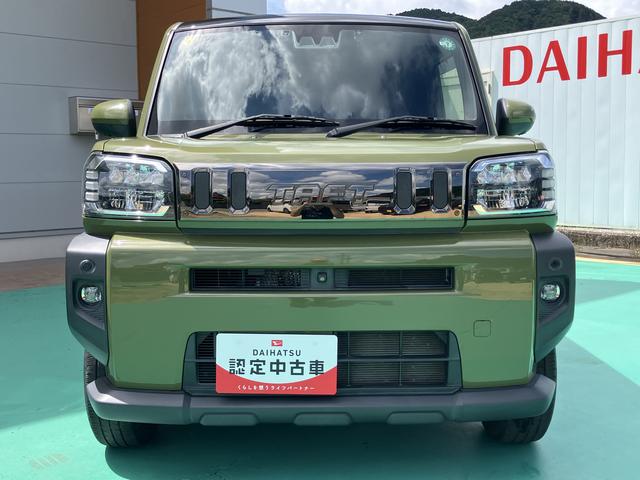 タフトＧ運転席助手席エアバッグ　被害軽減ブレーキ　Ｉストップ　スマートキー＆プッシュスタート　禁煙　車線逸脱防止　点検記録簿　１オーナー　ナビＴＶ　ＥＴＣ　盗難防止システム　オートマチックハイビーム　ＡＢＳ（山口県）の中古車