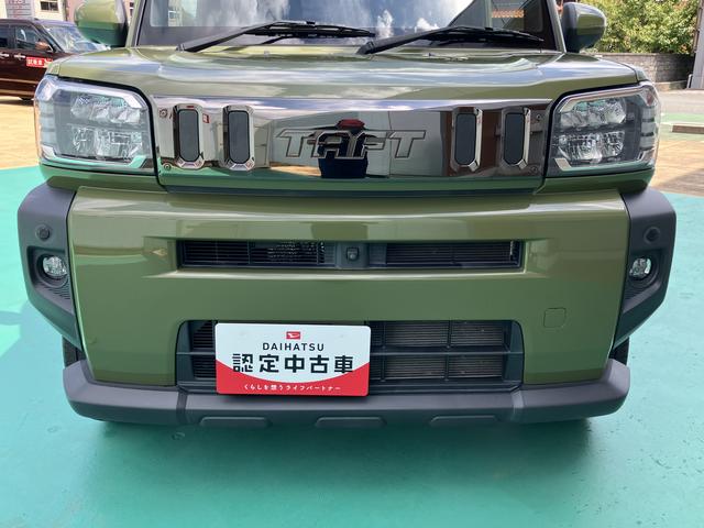 タフトＧ運転席助手席エアバッグ　被害軽減ブレーキ　Ｉストップ　スマートキー＆プッシュスタート　禁煙　車線逸脱防止　点検記録簿　１オーナー　ナビＴＶ　ＥＴＣ　盗難防止システム　オートマチックハイビーム　ＡＢＳ（山口県）の中古車