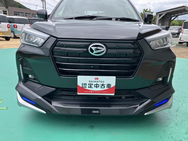 ロッキーＧアイストップ　車線逸脱警告　イモビ　タ−ボ　ワンオーナー車　整備記録簿　誤発進抑制機能　ＡＵＴＯライト　オートマチックハイビーム　キーフリーシステム　ナビ　ＬＥＤヘッドランプ　禁煙　エアバッグ　ＡＢＳ（山口県）の中古車