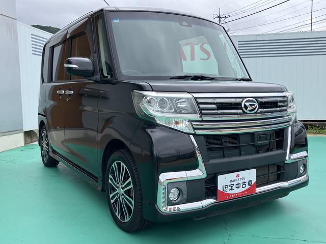 タントカスタムＲＳ　トップエディションＳＡII両側パワードア　前後誤発進抑制　キーフリーシステム　ＬＥＤヘッドライト　ターボ　スマートキー　アルミ　電動格納ドアミラー　オートライト　ナビ　レーンアシスト　盗難防止システム　Ｗエアバック　エアバック（山口県）の中古車