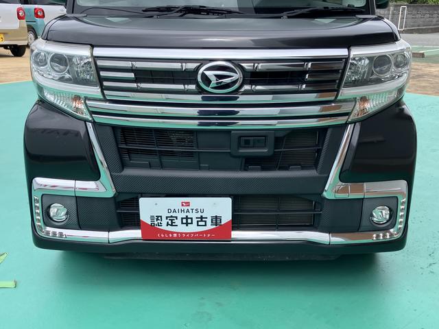 タントカスタムＲＳ　トップエディションＳＡII両側パワードア　前後誤発進抑制　キーフリーシステム　ＬＥＤヘッドライト　ターボ　スマートキー　アルミ　電動格納ドアミラー　オートライト　ナビ　レーンアシスト　盗難防止システム　Ｗエアバック　エアバック（山口県）の中古車
