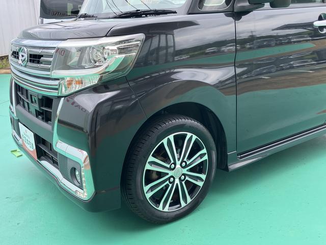 タントカスタムＲＳ　トップエディションＳＡII両側パワードア　前後誤発進抑制　キーフリーシステム　ＬＥＤヘッドライト　ターボ　スマートキー　アルミ　電動格納ドアミラー　オートライト　ナビ　レーンアシスト　盗難防止システム　Ｗエアバック　エアバック（山口県）の中古車