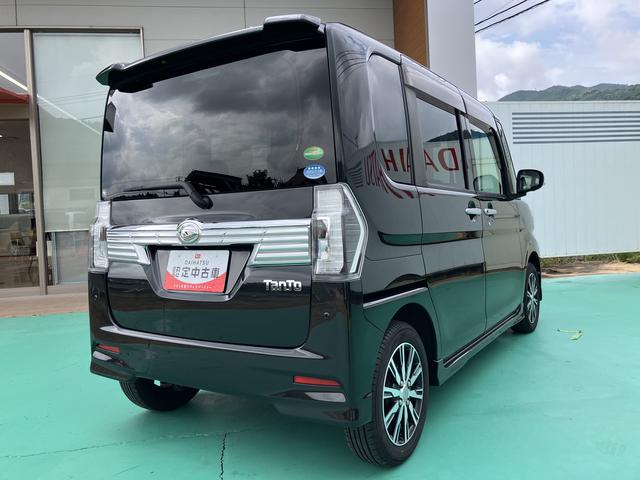 タントカスタムＸ　トップエディションリミテッドＳＡIII記録簿　キーフリーシステム　禁煙車　ワンオーナ　スマートキー　エアバッグ　アルミホイール　ナビＴＶ　ＡＢＳ（山口県）の中古車