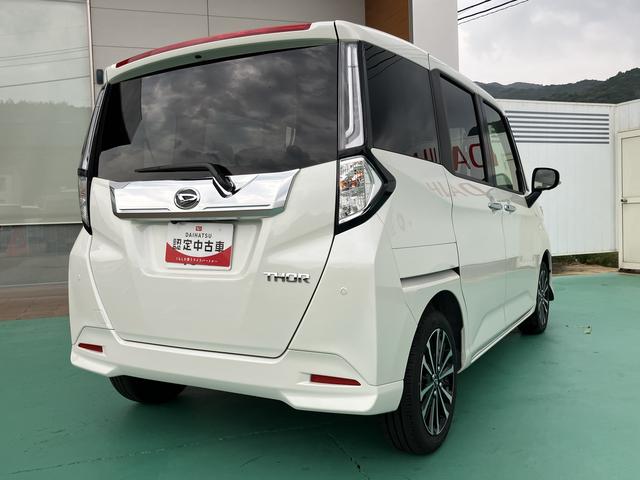 トールカスタムＧ　ターボ両側ＰＳドア　Ｉ−ＳＴＯＰ　ブレーキサポート　電動格納ミラー　ＬＫＡ　アルミ　ＴＶ　ＬＥＤヘットライト　キーフリーキー　ワンオーナー車　オートマチックハイビーム　禁煙車　オートライト　記録簿　ターボ（山口県）の中古車