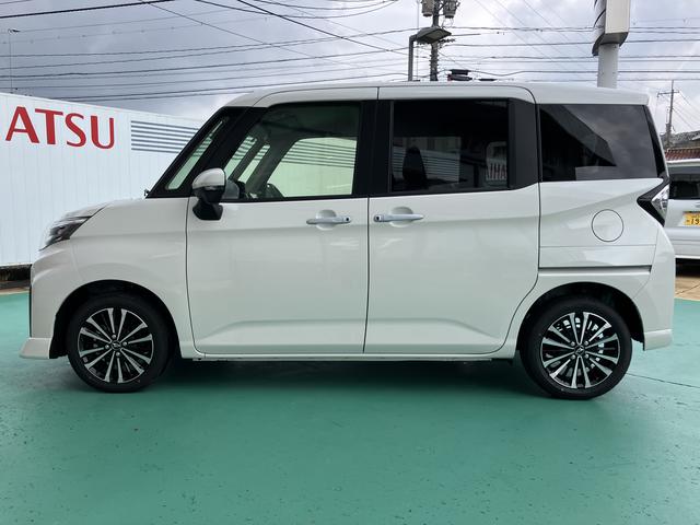 トールカスタムＧ　ターボ両側ＰＳドア　Ｉ−ＳＴＯＰ　ブレーキサポート　電動格納ミラー　ＬＫＡ　アルミ　ＴＶ　ＬＥＤヘットライト　キーフリーキー　ワンオーナー車　オートマチックハイビーム　禁煙車　オートライト　記録簿　ターボ（山口県）の中古車