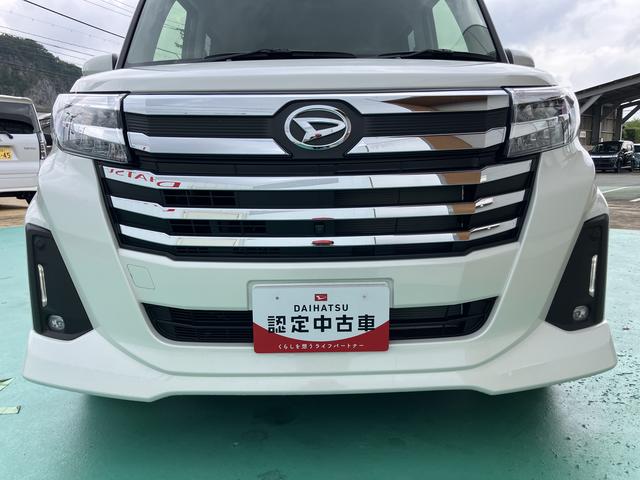 トールカスタムＧ　ターボ両側ＰＳドア　Ｉ−ＳＴＯＰ　ブレーキサポート　電動格納ミラー　ＬＫＡ　アルミ　ＴＶ　ＬＥＤヘットライト　キーフリーキー　ワンオーナー車　オートマチックハイビーム　禁煙車　オートライト　記録簿　ターボ（山口県）の中古車