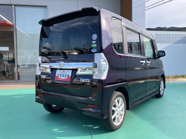 タントカスタムＸｉ−ｓｔｏｐ　電動格納式ドアミラー　禁煙　盗難防止　１オーナー　助手席エアバッグ　記録簿付き　インテリキー　ＬＥＤ　ナビ　オートライト　アルミ　エアバック　衝突安全ボディ　ＡＢＳ　キーレスＥ　衝突防止（山口県）の中古車