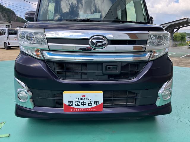 タントカスタムＲＳ　ＳＡサポカー　アイドリングＳ　スマートキ　ＬＥＤへッドライト　電格ミラー　セキュリティアラーム　禁煙　車線逸脱警報　ターボ　ＡＷ　記録簿付き　キーフリーシステム　助手席エアバッグ　ＡＢＳ　オートライト（山口県）の中古車