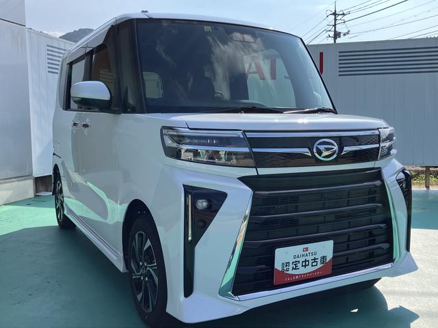 タントカスタムＸ衝突軽減ブレーキ　車線逸脱防止　アイドリングストップ機能　禁煙　盗難警報装置　ＬＥＤ　ワンオーナー　キーレスエントリー　オートＬＥＤ　電動格納ミラー　スマキー　Ｗエアバッグ　ＡＵＴＯライト　エアバッグ（山口県）の中古車