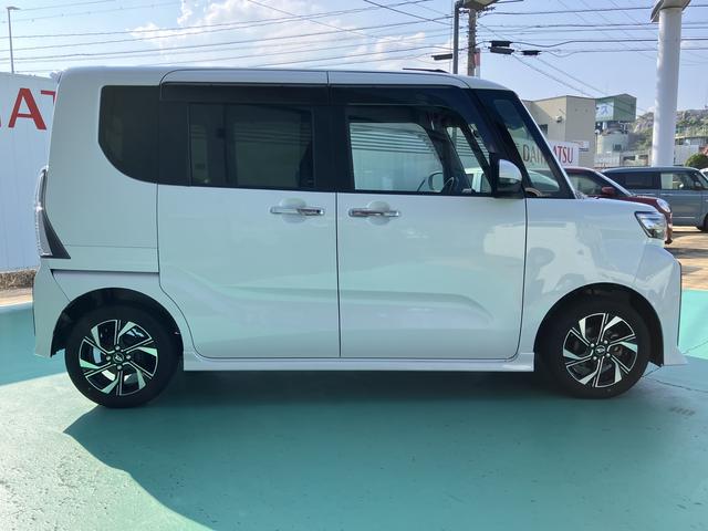 タントカスタムＸ衝突軽減ブレーキ　車線逸脱防止　アイドリングストップ機能　禁煙　盗難警報装置　ＬＥＤ　ワンオーナー　キーレスエントリー　オートＬＥＤ　電動格納ミラー　スマキー　Ｗエアバッグ　ＡＵＴＯライト　エアバッグ（山口県）の中古車