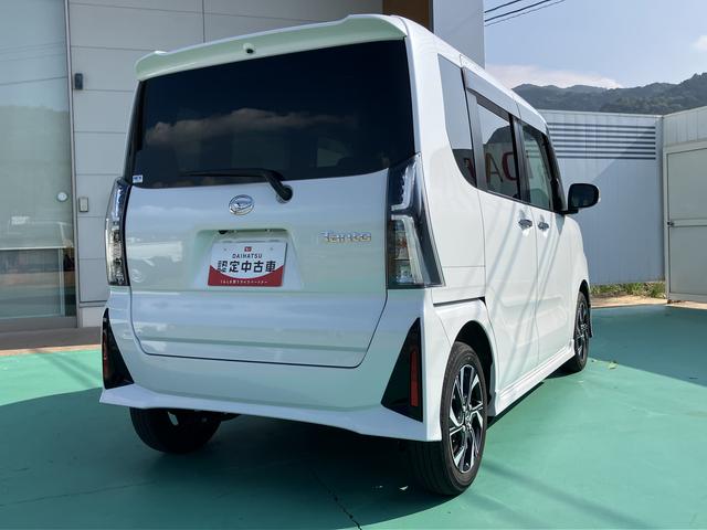タントカスタムＸ衝突軽減ブレーキ　車線逸脱防止　アイドリングストップ機能　禁煙　盗難警報装置　ＬＥＤ　ワンオーナー　キーレスエントリー　オートＬＥＤ　電動格納ミラー　スマキー　Ｗエアバッグ　ＡＵＴＯライト　エアバッグ（山口県）の中古車
