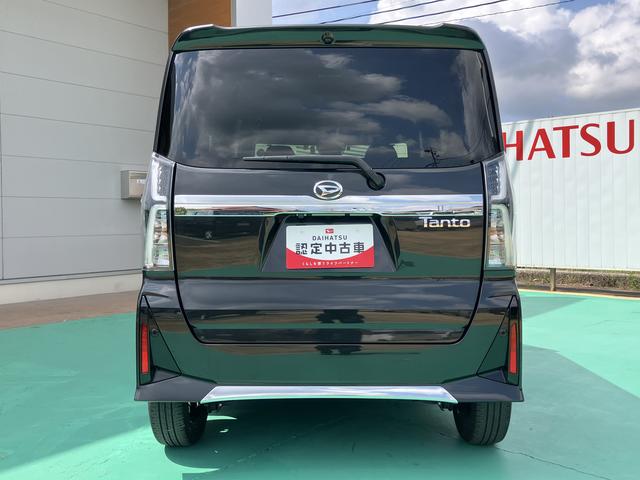 タントカスタムＲＳ両側パワスライドドア　レーンキープＡ　ＩＳＴＯＰ　オートミラー　オートＬＥＤ　ターボエンジン　禁煙　ＬＥＤライト　１オーナー　オートライト　キーフリー　セキュリティ　安全ボディー　アルミホイール（山口県）の中古車