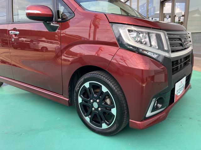 ムーヴカスタム　ＲＳ　ハイパーイモビライザー　禁煙　スマートキープッシュスタート　エコアイドル　キーフリーシステム　ＬＥＤ　ＡＢＳ　ワンオーナー　オートライト　ＥＴＣ　衝突安全ボディ　カーナビ　ターボ車　記録簿付き（山口県）の中古車