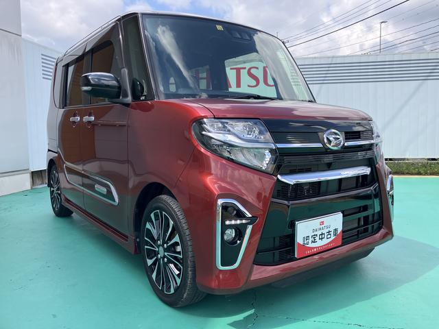 タントカスタムＲＳ両側パワスライドドア　レーンキープＡ　ＩＳＴＯＰ　オートミラー　ＥＴＣ付き　オートＬＥＤ　ターボエンジン　禁煙　ＬＥＤライト　１オーナー　オートライト　キーフリー　セキュリティ　安全ボディー　ＡＢＳ（山口県）の中古車