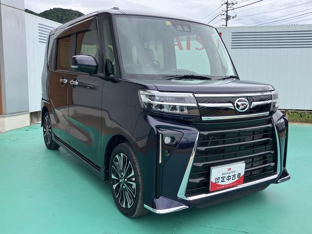 タントカスタムＲＳ両側パワスライドドア　レーンキープＡ　ＩＳＴＯＰ　オートミラー　オートＬＥＤ　ターボエンジン　禁煙　ナビ付き　ＬＥＤライト　１オーナー　キーフリー　セキュリティ　安全ボディー　アルミホイール　ＡＢＳ（山口県）の中古車