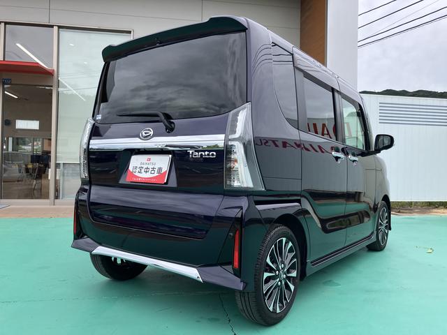 タントカスタムＲＳ両側パワスライドドア　レーンキープＡ　ＩＳＴＯＰ　オートミラー　オートＬＥＤ　ターボエンジン　禁煙　ナビ付き　ＬＥＤライト　１オーナー　キーフリー　セキュリティ　安全ボディー　アルミホイール　ＡＢＳ（山口県）の中古車