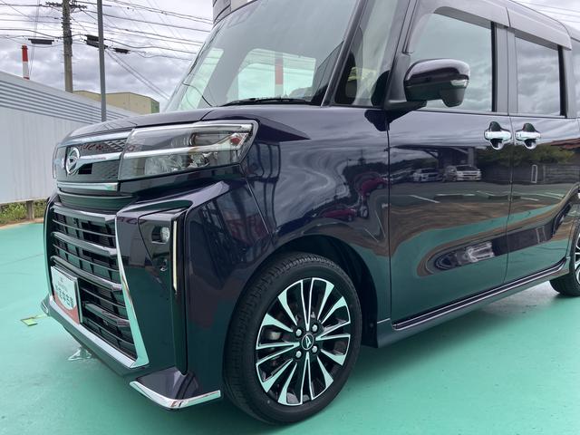タントカスタムＲＳ両側パワスライドドア　レーンキープＡ　ＩＳＴＯＰ　オートミラー　オートＬＥＤ　ターボエンジン　禁煙　ナビ付き　ＬＥＤライト　１オーナー　キーフリー　セキュリティ　安全ボディー　アルミホイール　ＡＢＳ（山口県）の中古車