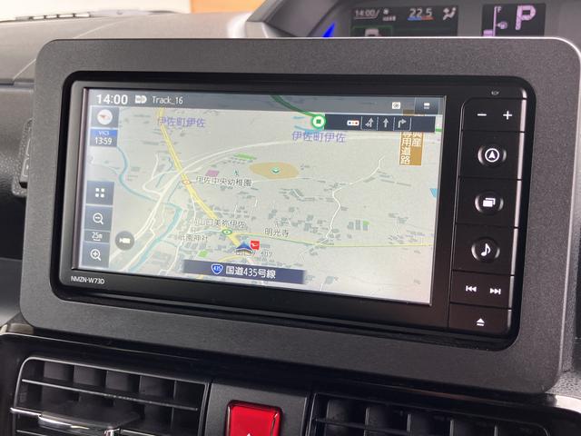 タントカスタムＲＳ両側パワスライドドア　レーンキープＡ　ＩＳＴＯＰ　オートミラー　オートＬＥＤ　ターボエンジン　禁煙　ナビ付き　ＬＥＤライト　１オーナー　キーフリー　セキュリティ　安全ボディー　アルミホイール　ＡＢＳ（山口県）の中古車